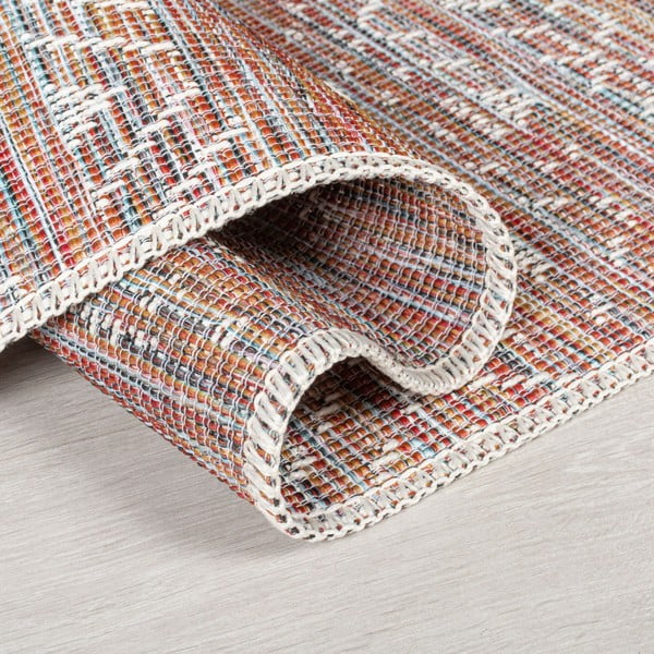 Rdeče-bež preproga za zunanjo uporabo Flair Rugs Sunset, 200 x 290 cm-image-4