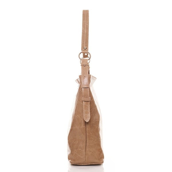 Usnjena torbica Hobo Taupe-image-1