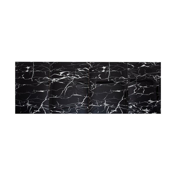 Stenske samolepilne panelne plošče v kompletu 6 ks 60x30 cm Nero Marquina – SP TREND-image-2