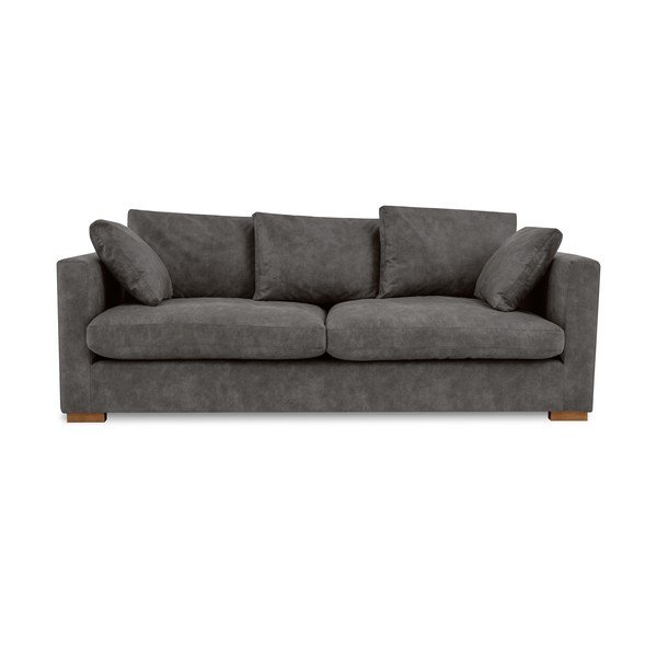 Antracitno siva sedežna garnitura 220 cm Comfy – Scandic
