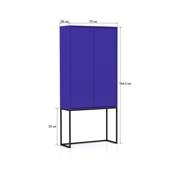 Modra omarica 75x164,5 cm Lennon – Really Nice Things-image-3