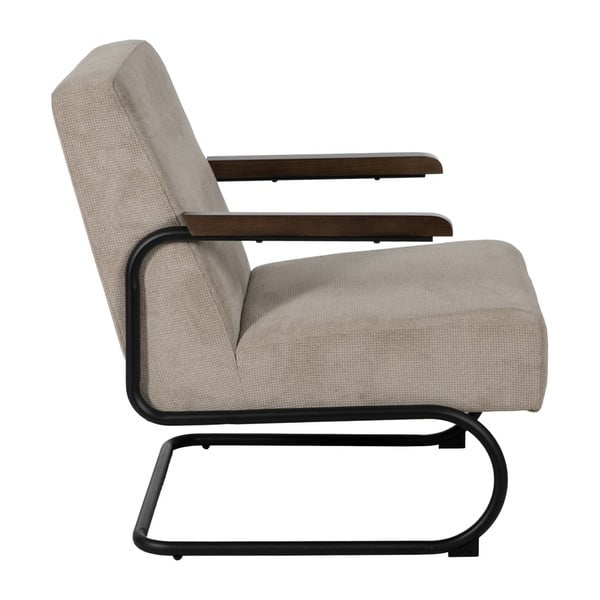 Sivorjav fotelj iz šenilje Industra – Ixia-image-2