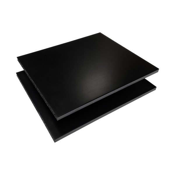 Črne police za modularni sistem polic 2 kos 32x27 cm Mistral Kubus - Hammel Furniture-image-2