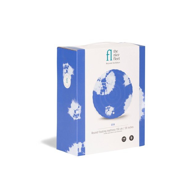 Modra napihljiva blazina za plažo The Nice Fleet Goa-image-2
