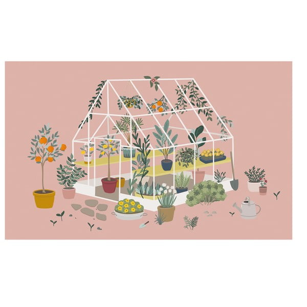 Otroška tapeta 400 cm x 248 cm The Green House – Lilipinso