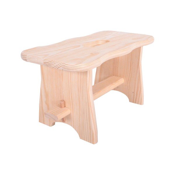 Stolček iz masivnega bora v naravni barvi Tirolo – Rojaplast-image-2