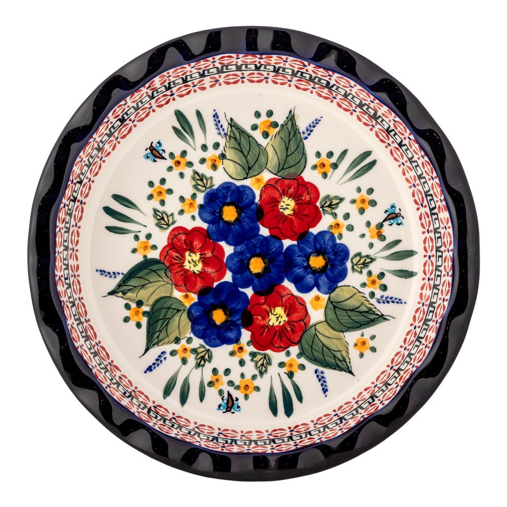 Servirni krožnik iz kamenine ø 26,5 cm Florist