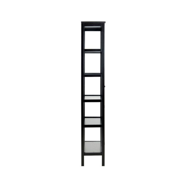 Actona Eton črna vitrina, višina 210 cm-image-2