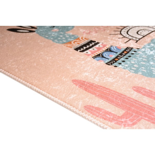 Rožnata pralna otroška preproga 120x180 cm Big Dreamer Camel – Vitaus-image-2