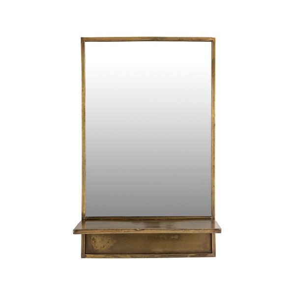 Stensko ogledalo s polico 37x61 cm Feyza – White Label