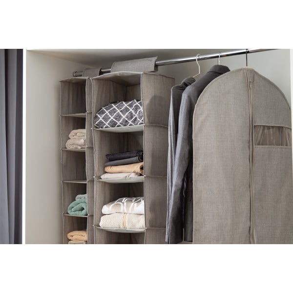 Viseči tekstilni organizator za garderobo Oxford – Compactor-image-3