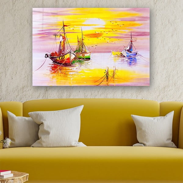 Steklena slika 100x70 cm Sunset – Wallity-image-1