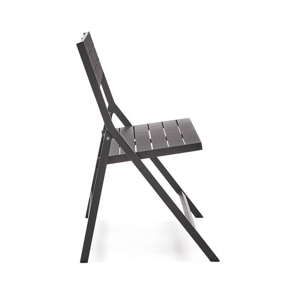 Črna kovinska vrtna klop Torreta – Kave Home-image-3