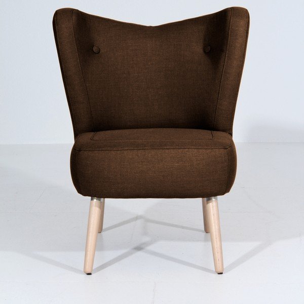 Temno rjav fotelj Max Winzer Sari-image-2