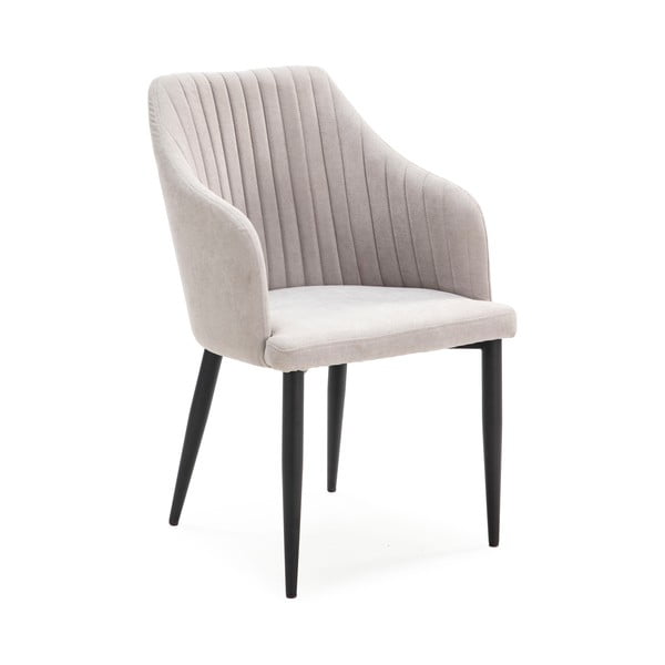 Svetlo sivi oblazinjeni jedilni stoli v kompletu 2 ks Nadi – Marckeric