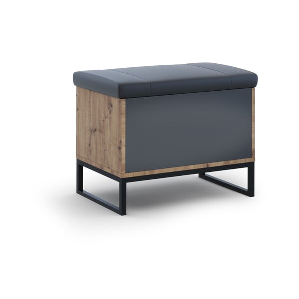 Stojalo za čevlje v hrastovem dekorju s klopjo Olis - Cosmopolitan Design-image-4