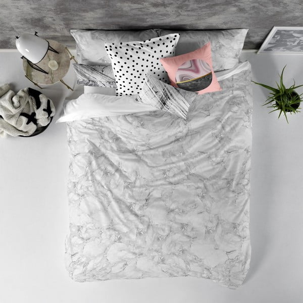 Bombažna odeja Blanc Essence Marble, 240 x 220 cm