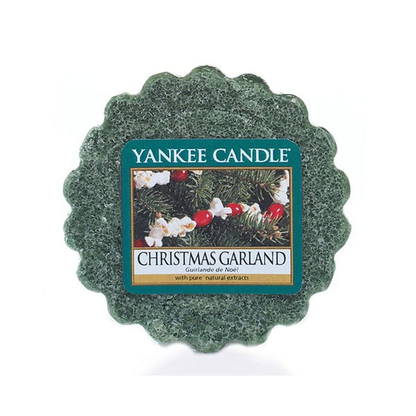 Dišeči vosek Yankee Candle Christmas Wreath, trajanje vonja do 8 ur