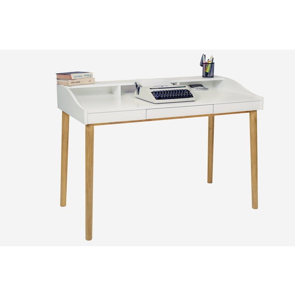 Pisarniška pisalna miza 60x120 cm Lindenhof – Woodman-image-4