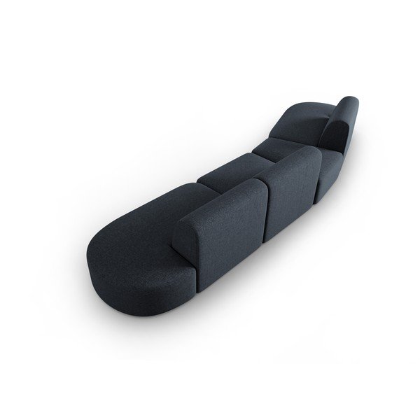 Temno modra sedežna garnitura 412 cm Shane – Micadoni Home-image-3