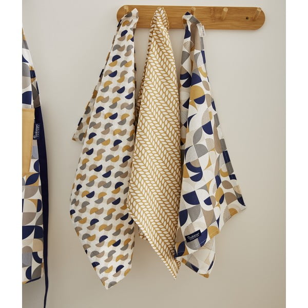 Kuhinjske krpe in kuhinjnska rokavica v kompletu 4 ks Bauhaus – Cooksmart ®-image-1