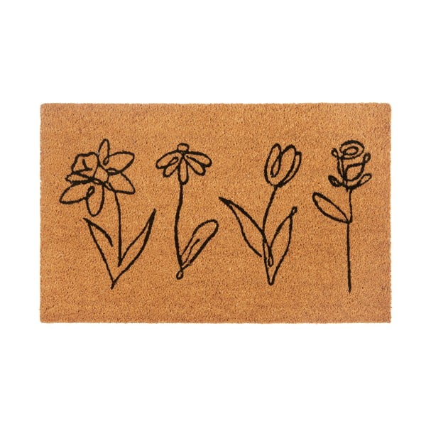 Predpražnik iz kokosovih vlaken 40x70 cm Wildflowers – Hanse Home