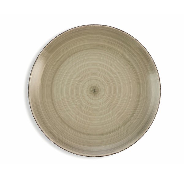 Komplet 6 svetlo sivih krožnikov Villa d'Este Baita, ø 27 cm
