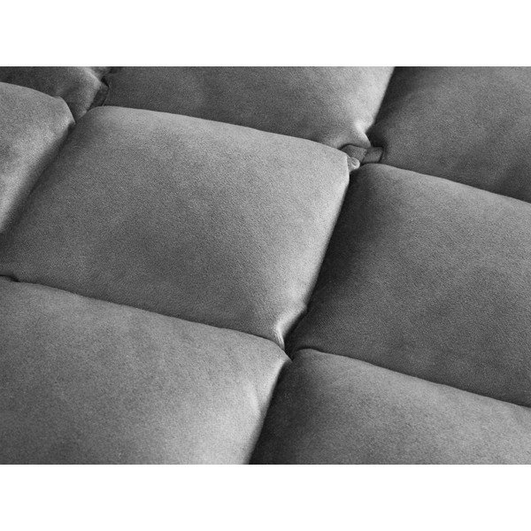 Svetlo siv žameten tabure Flandrin – Interieurs 86-image-1