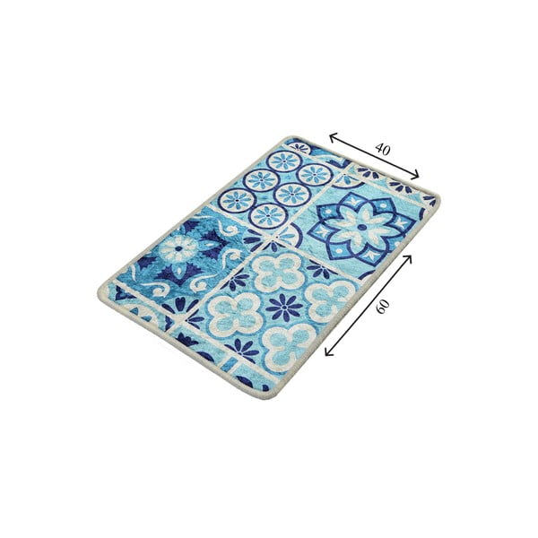 Modra kopalniška preproga 60x40 cm Seramik - Foutastic-image-2