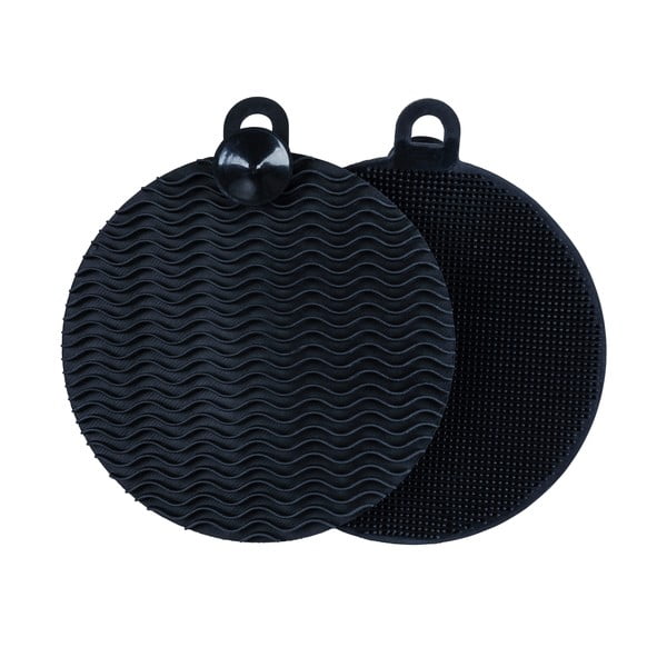 Set 2 silikonskih gobic za pomivanje posode Wenko Black Outdoor Kitchen-image-2