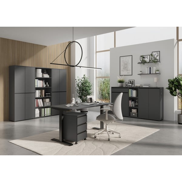 Električna dvižna pisalna miza z nastavljivo višino 80x180 cm Bedano – Germania-image-1