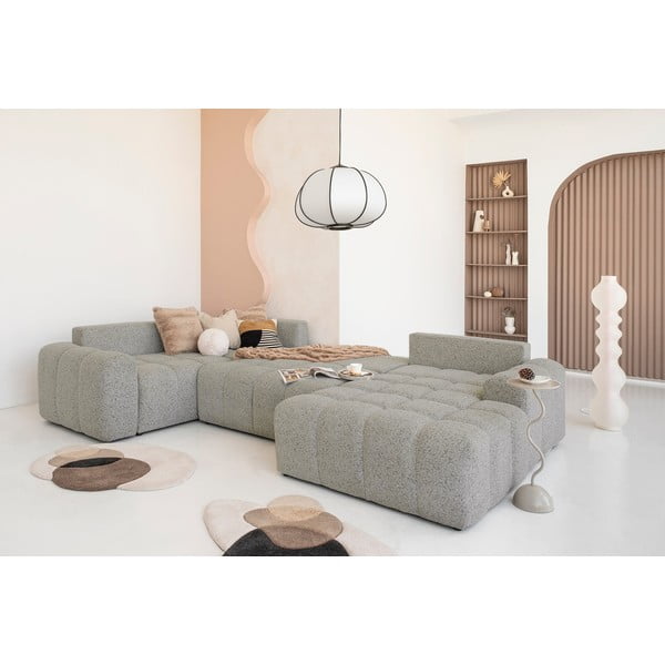 Svetlo rjava raztegljiva kotna sedežna garnitura s prostorom za shranjevanje (levi kot) Lulu – Miuform-image-1