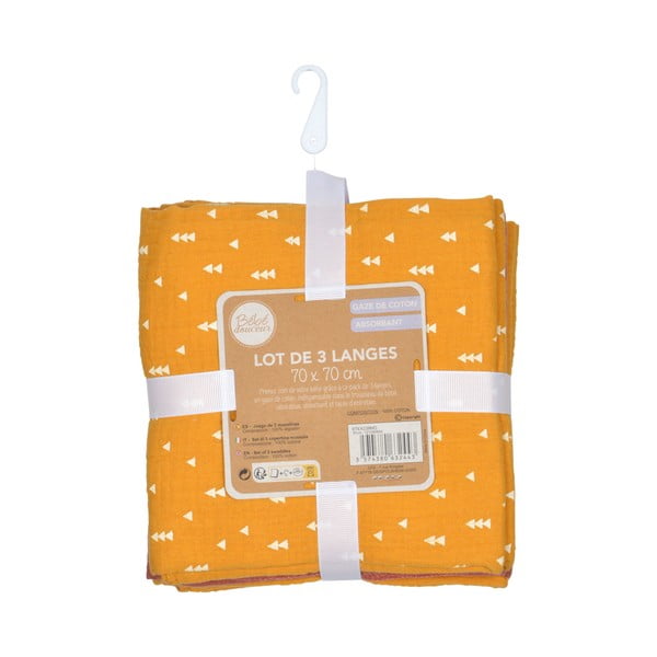 Plenice iz muslina v kompletu 3 ks - Bébé Douceur-image-4