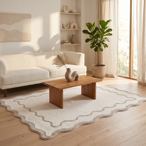 Kremno bela preproga 120x170 cm Dolce – ESTE-image-2