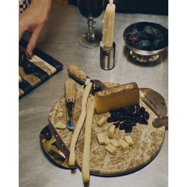 Noži v kompletu 4 ks za sir iz nerjavečega jekla Adoma – Kave Home-image-1