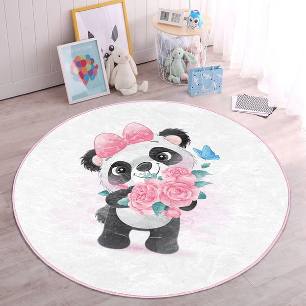 Bela otroška preproga ø 100 cm Comfort – Mila Home-image-4