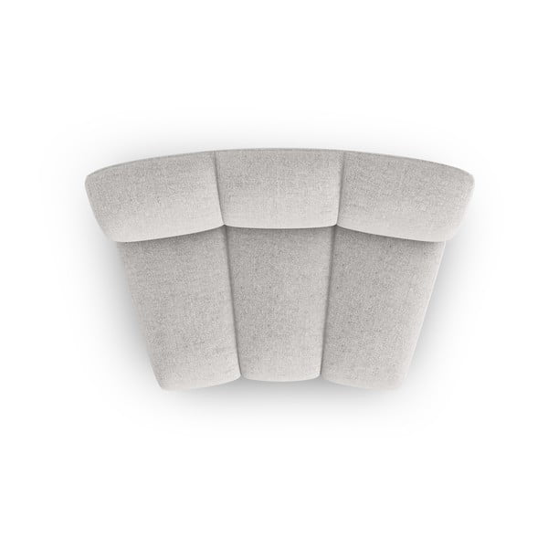 Svetlo siv modul za sedežno garnituro (sredinski modul) Lupine – Micadoni Home-image-3