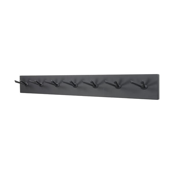 Črn kovinski stenski obešalnik Pull – Spinder Design