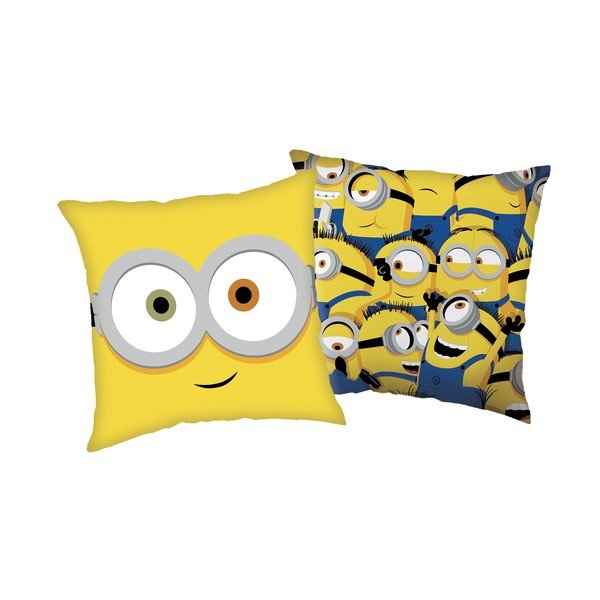 Otroška blazina ø 40 cm Mimoni "Watch me" – Jerry Fabrics