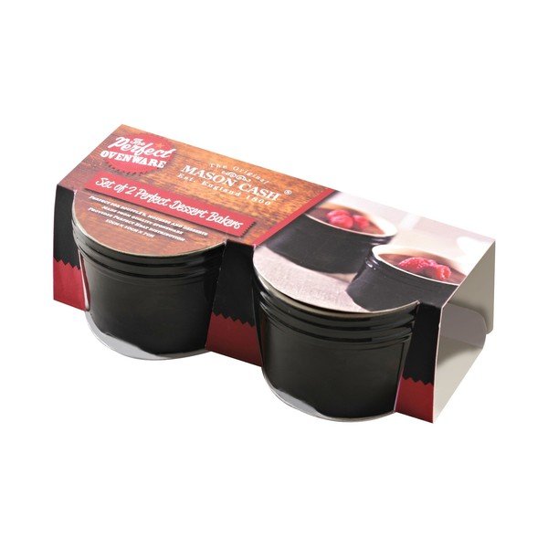 Komplet dveh črnih posod za peko Mason Cash Perfect, ⌀ 10 cm-image-1