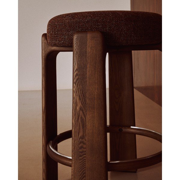 Rjav barski stolček iz jesena (višina sedeža 65 cm) Granit - Kave Home-image-3