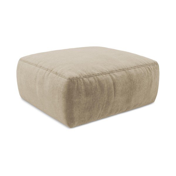 Svetlo rjav tabure iz šenilje Kuki – Makamii-image-3