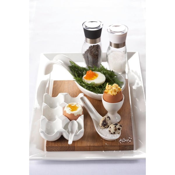 Posoda za jajca iz belega porcelana Maxwell & Williams Basic-image-1