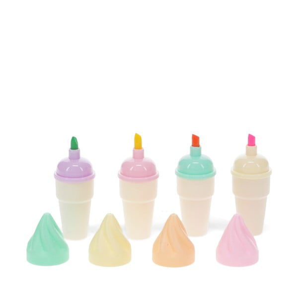 Markerji v kompletu 4 ks Ice Cream – Rex London-image-2