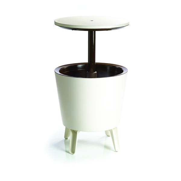 Plastična okrogla vrtna miza s prostorom za led ø 49,5 cm Cool – Keter