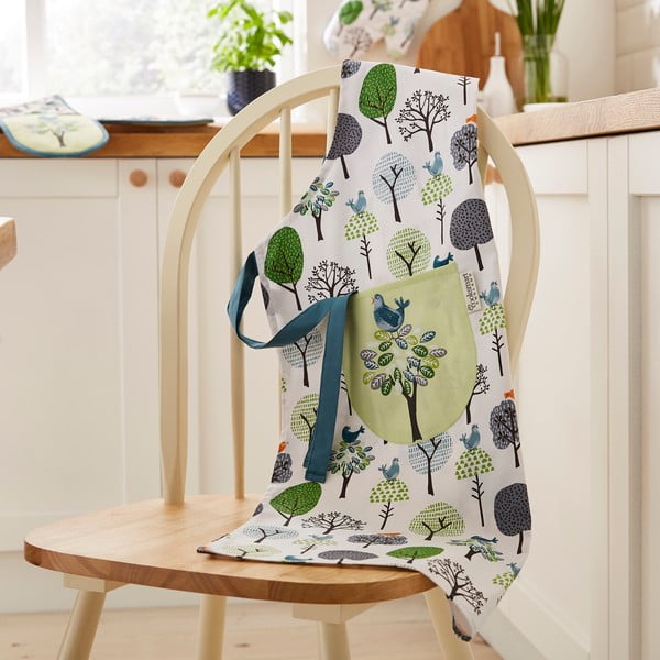 Bombažen predpasnik Forest Birds – Cooksmart ®-image-1