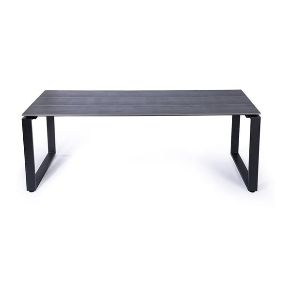 Komplet 4 jedilnih stolov iz ratana Gabriela in črne mize Strong - Bonami Essentials-image-1