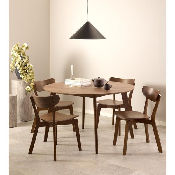 Okrogla jedilna miza ø 120 cm Roxby – Actona-image-1