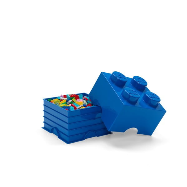 Modra kvadratna škatla za shranjevanje LEGO® -image-1