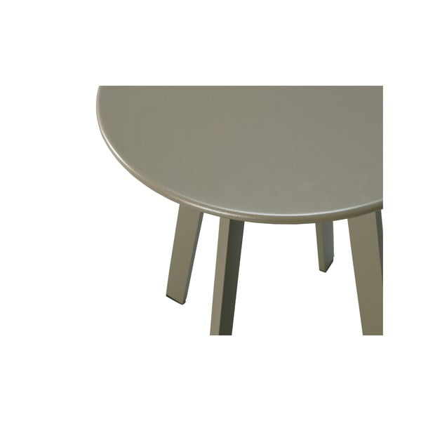 Zelena železna vrtna mizica WOOD Fer, ø 40 cm-image-1